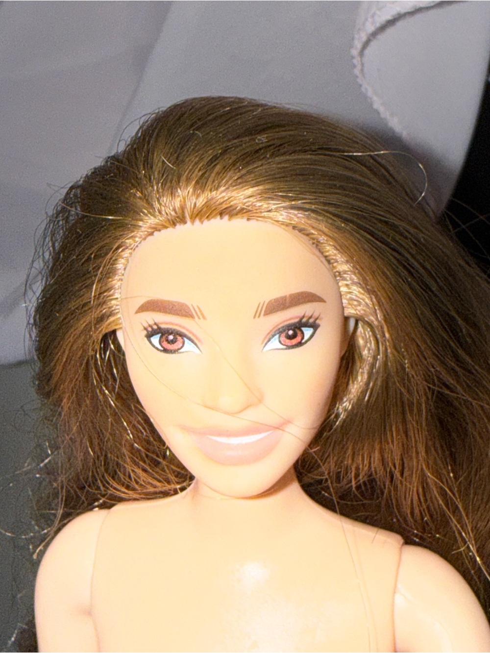 Barbie Matt, Brunette, Articulate Limbs, Larger Body Frame, Nude Doll
